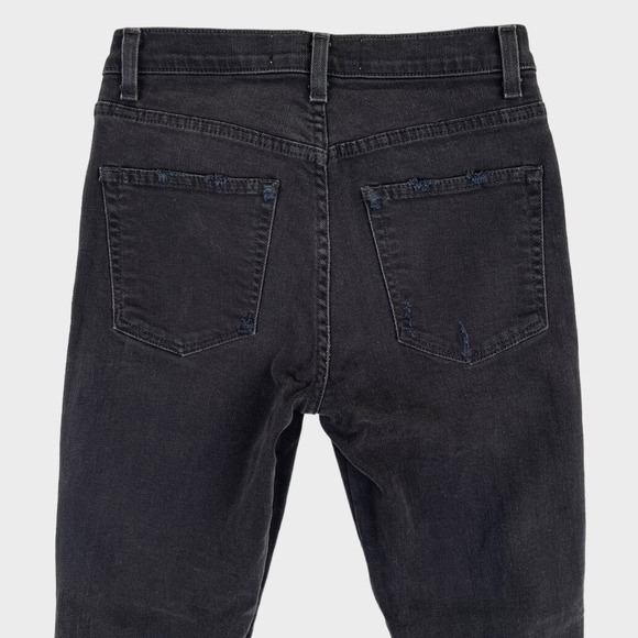 Reformation High Rise Side Zipper Black Jeans Women's Size 26 - Picture 12 of 15